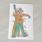 Fall Scarecrow Postcard