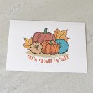 It's Fall Y'all Pumpkins Postcard