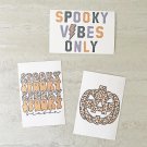 Assorted Leopard Pattern Halloween Themes Postcard Set of 3