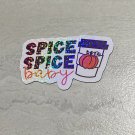 Spice Spice Baby Fall Die Cut Holographic Magnet