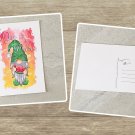 One In A Melon Gnome Summer Fruit Stationery Postcards 5 Piece Set