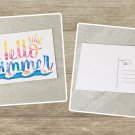 Hello Summer Beach Stationery Postcards 5 Piece Set