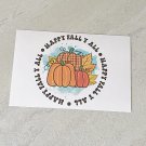Happy Fall Y'all Pumpkins Postcard
