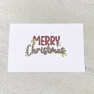 Merry Christmas Stationery Postcards 5 Piece Set