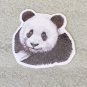 Panda Bear Black and White Waterproof Die Cut Sticker