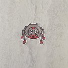 Cartoon Insect Spider Waterproof Die Cut Sticker