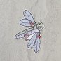 Cartoon Insect Dragonfly Waterproof Die Cut Sticker