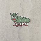 Cartoon Insect Garden Caterpillar Waterproof Die Cut Sticker