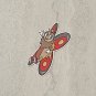 Cartoon Insect Butterfly Waterproof Die Cut Sticker