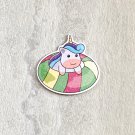 Pastel Colors Pool Float Unicorn Die Cut Holographic Magnet