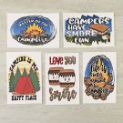 Recreation Outdoor Camping Stationery Postcards 5 Piece Set