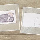 Fox with Flower Crown Stationery Postcards 5 Piece Set