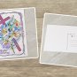 Floral Lily and Cross Easter Greeting Stationery Postcards 5 Piece Set