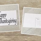 Happy Thanksgiving Script Stationery Postcards 5 Piece Set
