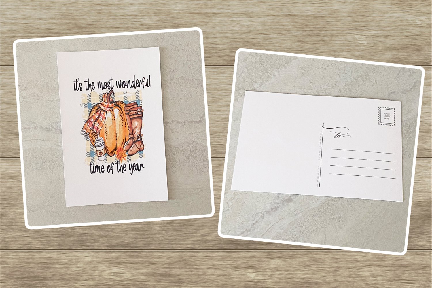It's The Most Wonderful Time of the Year Autumn Stationery Postcards 5 Piece Set