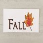 Fall and Happy Thanksgiving Turkey Banner Greeting Stationery Postcards 6 Piece Set