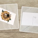 Sunflower and Honey Bee Stationery Postcards 5 Piece Set