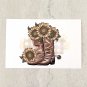 Sunflowers and Cowgirl Boots Stationery Postcards 5 Piece Set