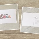 Love Friendship Theme Stationery Postcards 5 Piece Set