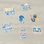 Summer Vacation Fun Waterproof Die Cut Stickers 13 Piece Set