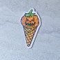 Halloween Ice Cream Monsters Kitchen Decor Holographic Magnets 6 Piece Set