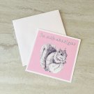 I'm Nuts About You Squirrel Stationery notecards with envelopes 5 Piece Set