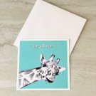 Hey There Giraffe Stationery notecards with envelopes 5 Piece Set