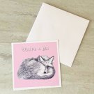 You're A Fox Stationery notecards with envelopes 5 Piece Set
