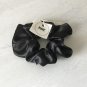 Black Red White Satin Scrunchies Ponytail Holders 3 Piece Set Handmade
