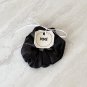 Blue Black Red Satin Scrunchies Ponytail Holders 3 Piece Set Handmade