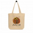 Fall Y'all Sunflower Pumpkin Eco Tote Bag