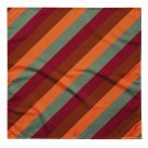 Striped Fall Colors All-over print bandana