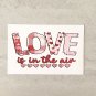 Sweetheart Themed Valentine's Day Postcards 6 Piece Set