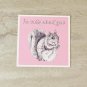 I'm Nuts About You Squirrel Relationship Greeting Notecard with envelope