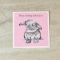 Some Bunny Loves You Friendship Greeting Notecard with envelope