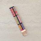 Colorful Boho Patchwork Cotton Fabric Key fob wristlet handmade