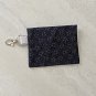 Stars Pattern Fabric Snap Card Wallet handmade