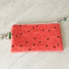 Watermelon Seeds Fabric Zipper Coin Purse handmade