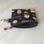 Coffee Theme Mini Fabric Zipper Pouch handmade