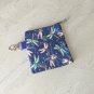 Dragonflies Dragonfly Mini Fabric Zipper Pouch handmade