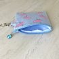 Pink Flamingo Mini Fabric Zipper Pouch handmade