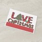 Christmas Holiday and Happy New Year Invitation Postcards 5 Piece Set