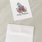 Merry Christmas Song Birds Greeting Notecards with envelopes Set of 3