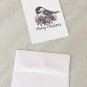 Merry Christmas Song Birds Greeting Notecards with envelopes Set of 3