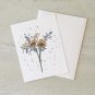 Floral Wildflowers Greeting Notecards with envelopes Set of 4