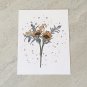 Floral Wildflowers Greeting Notecards with envelopes Set of 4