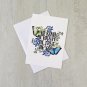 Butterfly Floral Motivational Quotes Notecards with envelopes Set of 3