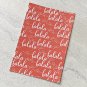 Festive Christmas Themed Invitation Postcards 6 Piece Set