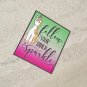 Follow Your Inner Sparkle Unicorn Fridge Magnet Handmade