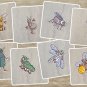 Cartoon Insects Waterproof Die Cut Stickers 16 Piece Set